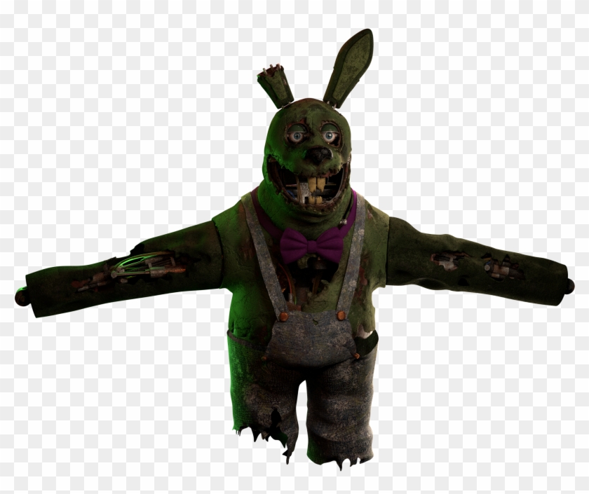 Modelstylized Springtrap - Fnaf Stylized Springtrap Clipart