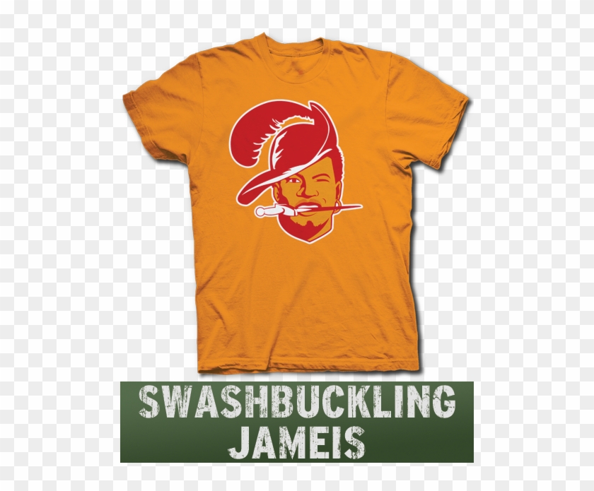 Jameis Winston Vintage Tampa Bay Buccaneers Logo Spoof - T Shirt Clipart