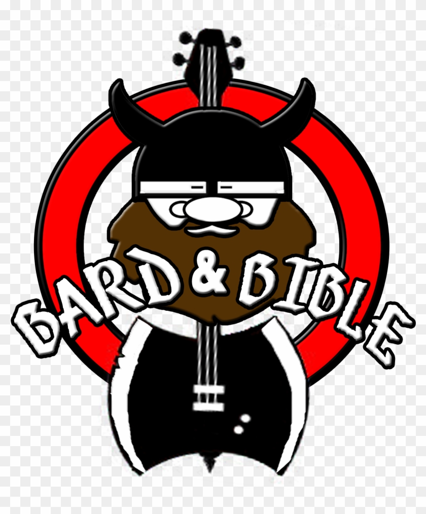 Bard & Bible - Cartoon Clipart #1431564