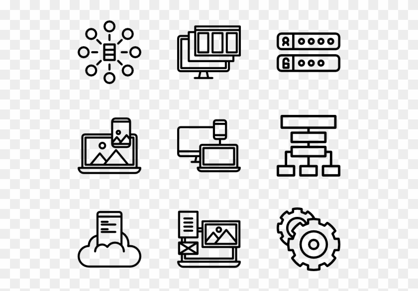 Web Design Icon Collection - Manufacturing Icons Clipart #1431744