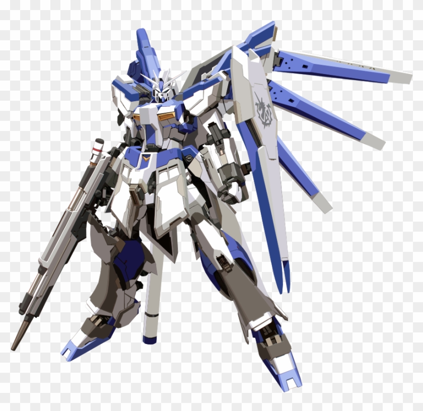 Gundam Hi Nu Art , Png Download - Mecha Clipart