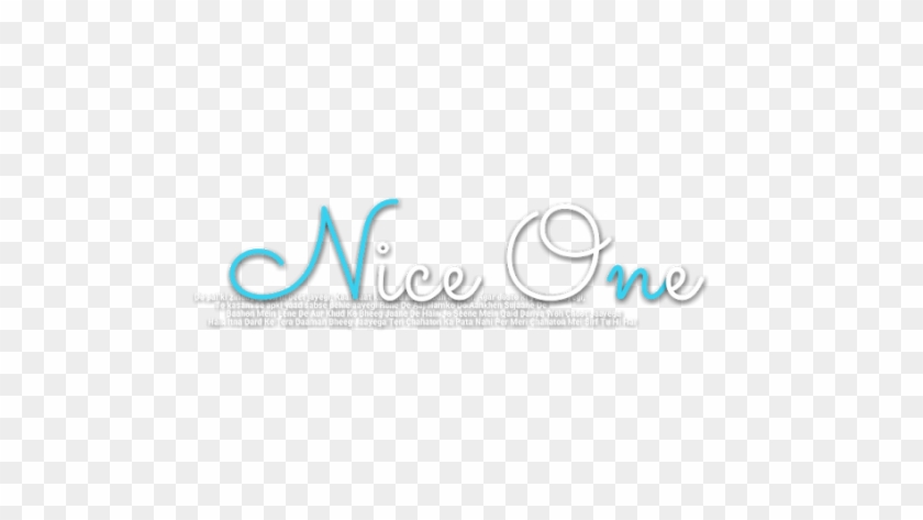 Nice One Png - Circle Clipart #1431969