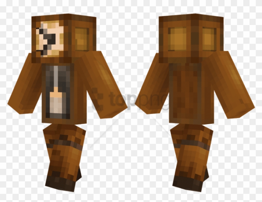 Free Png Download Green And Black Minecraft Skins Png - Minecraft Puppet Fnaf Skin Clipart