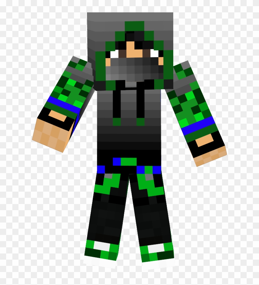 The Green Ninja - Skin De Minecraft De Ninja Clipart