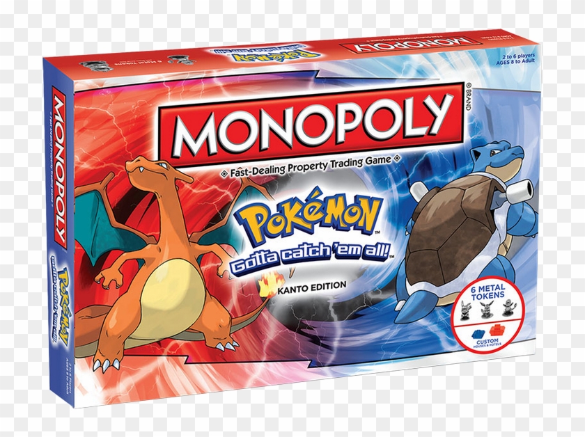 Pokémon Kanto Edition Board, Box And Release Date Confirmed - Pokemon Monopoly Kanto Edition Clipart