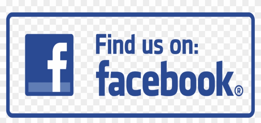 980 X 417 3 Find Us On Facebook Logo Transparent Clipart Pikpng