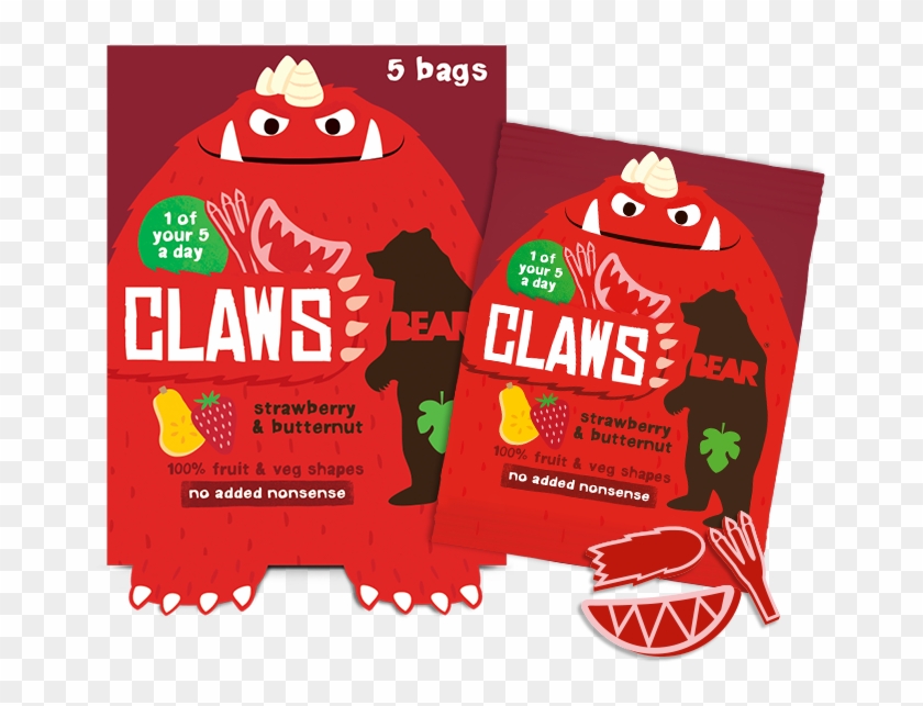 Mix 'n' Match Monster Shapes To Get Creative Brains - Bear Claws Blackcurrant Beetroot Clipart #1432589