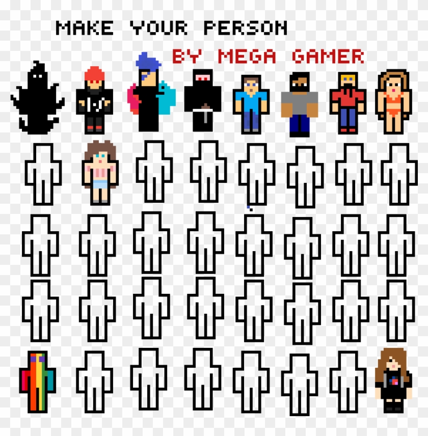 Minecraft Skins Collab Clipart