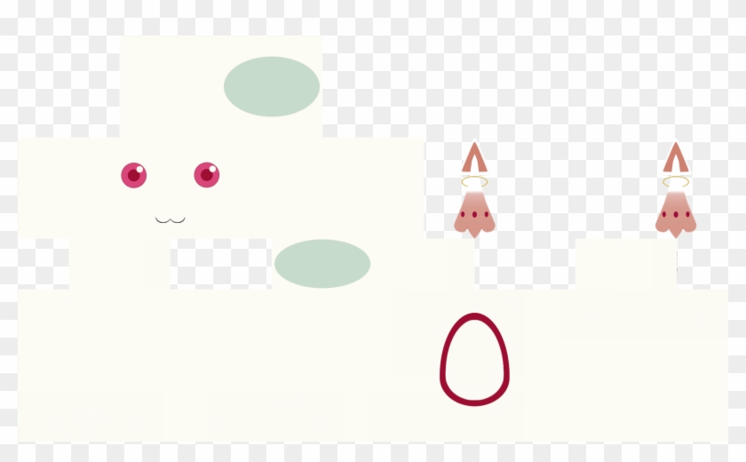 Kyubey Minecraft Skin Clipart