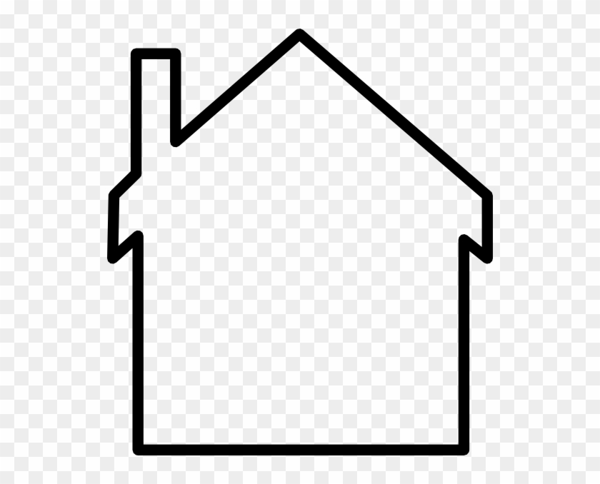 White House Clipart Monopoly House - House Outline Clipart - Png Download