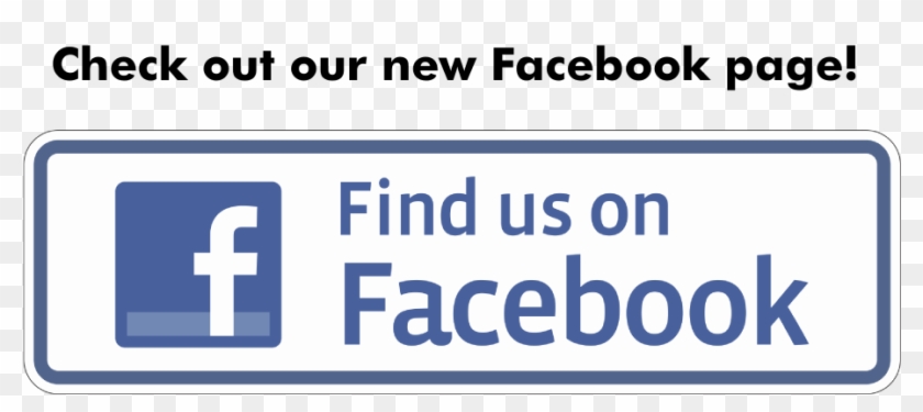 New-facebook - Find Us On Facebook Clipart #1433179