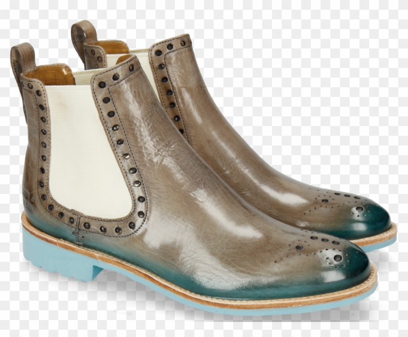 Ankle Boots Amelie 8 Oxygen Shade Ice Blue - Chelsea Boot Clipart #1433334