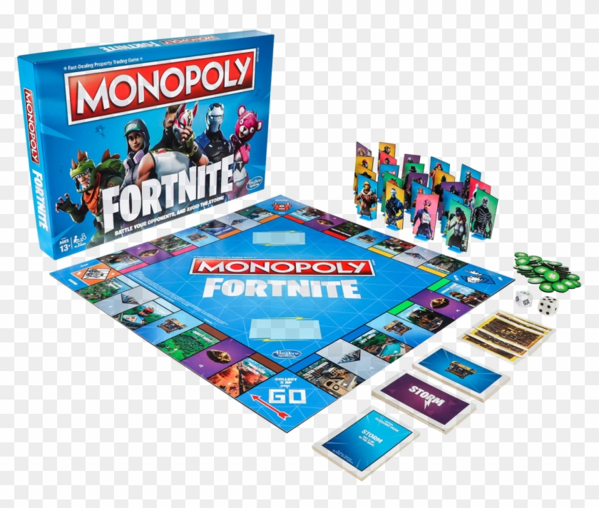 Board Game Fortnite Monopoly Clipart