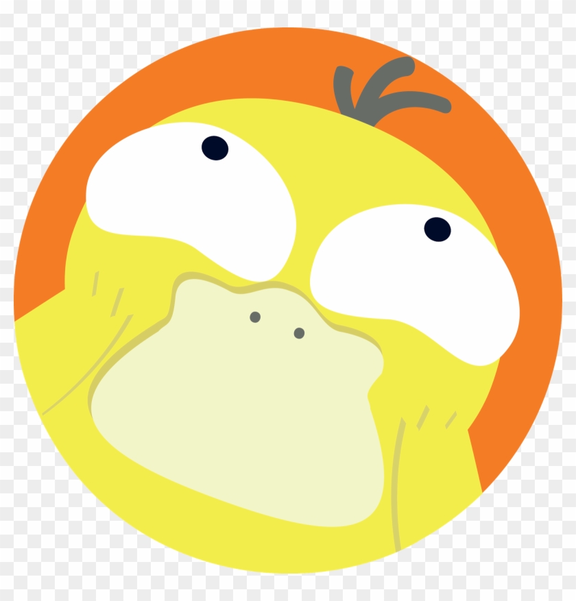 Happy Psyduck - Illustration Clipart
