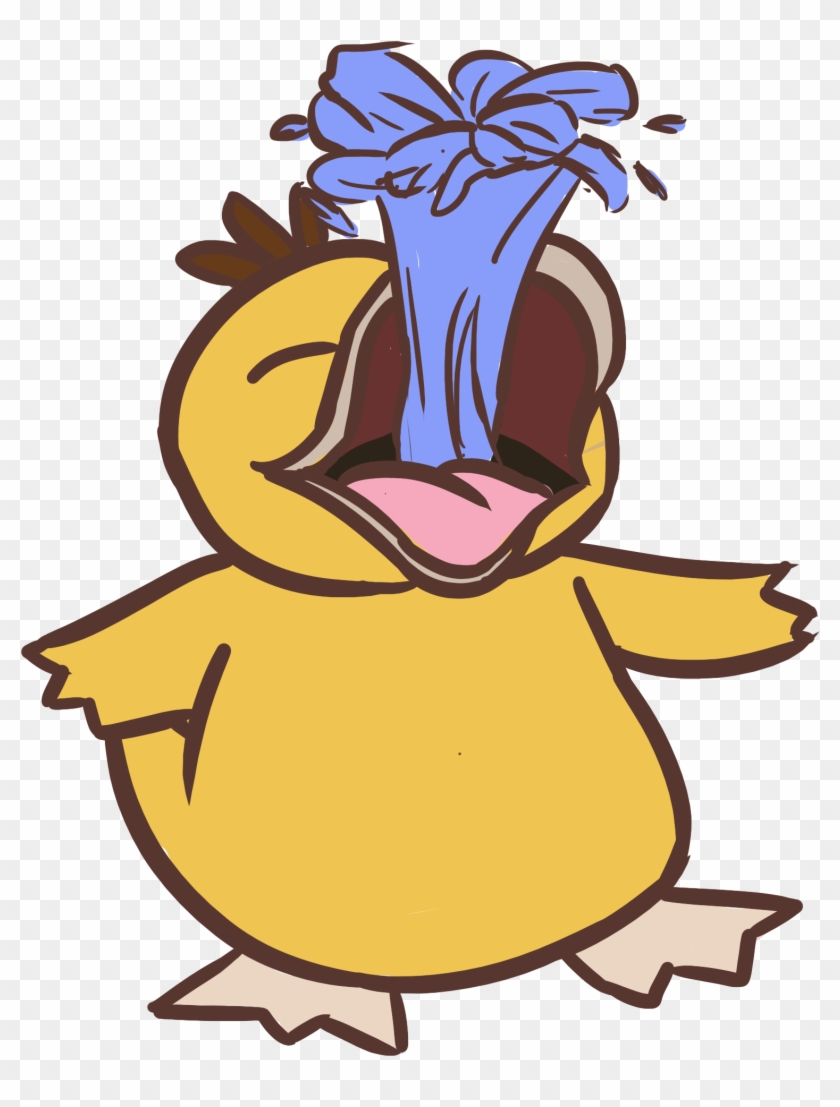 Psyduck Used Water Gun By Cynthistic - Psyduck Clipart #1433607