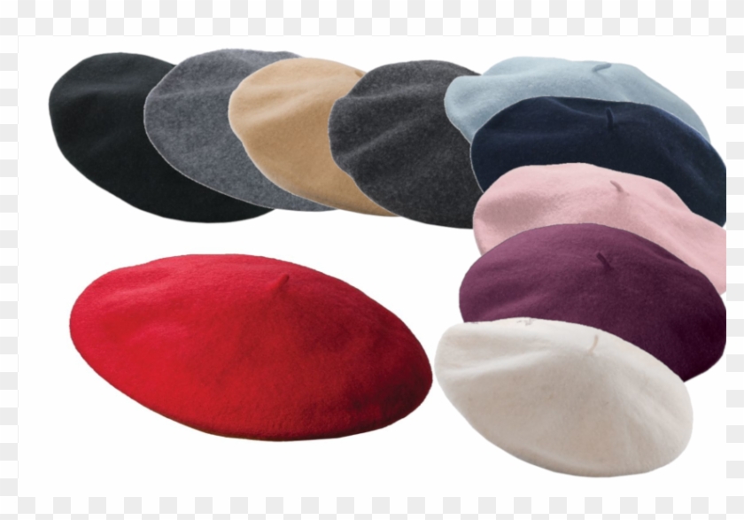 Wool Beret Hat - Pebble Clipart