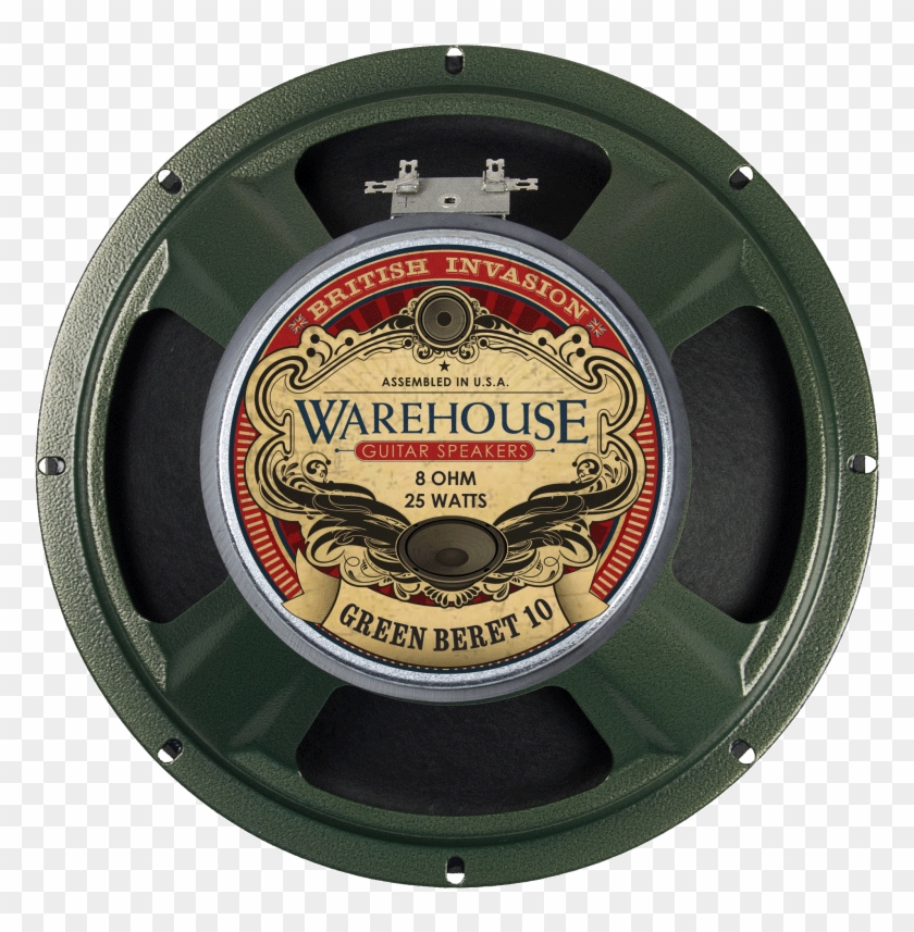 10" Green Beret - Warehouse Guitar Speakers Clipart