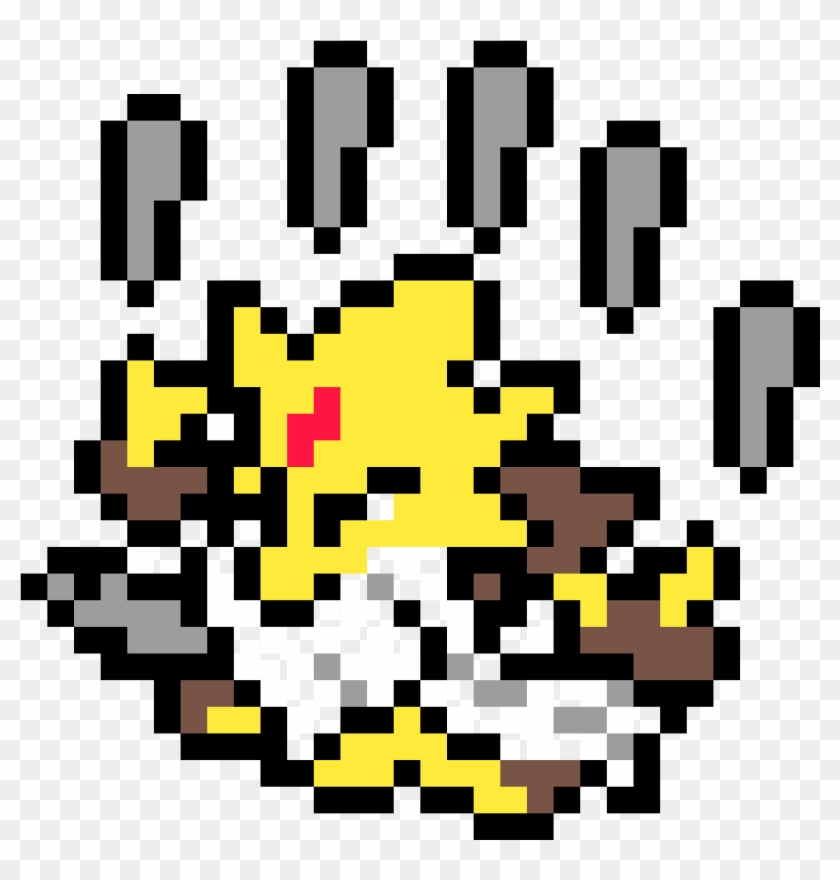 Mega Alakazam Pixel Art , Png Download - Mega Alakazam Pixel Art Clipart #1434562