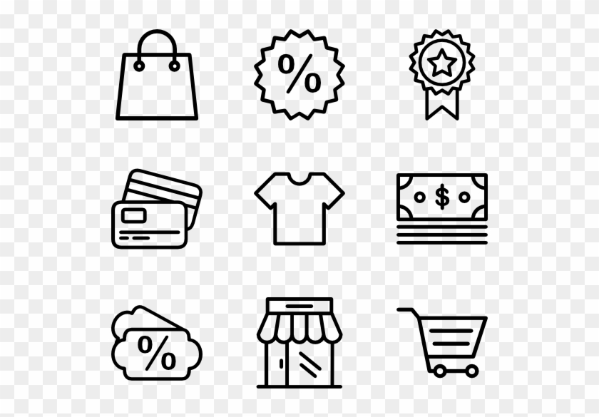 Shopping - Phone Email Icon Png Clipart #1434794