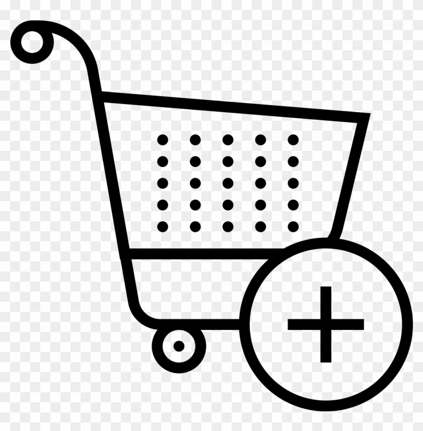 Add Shopping Cart Icon - Icon Blue Shopping Cart Clipart #1434980