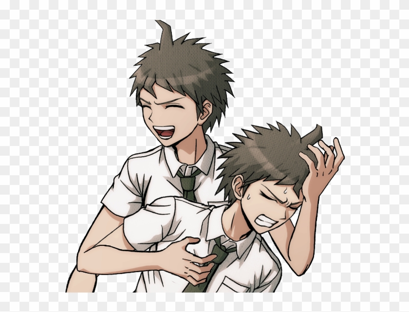 Goodbye Despair Danganronpa V3 - Hajime Hinata Happy Sprite Clipart #1435035