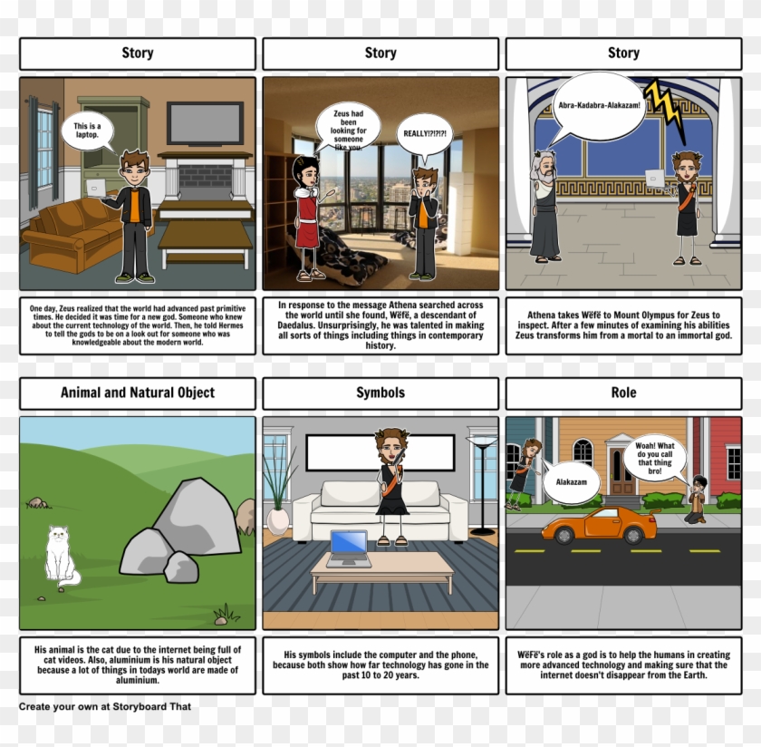 Greek God - Cartoon Clipart