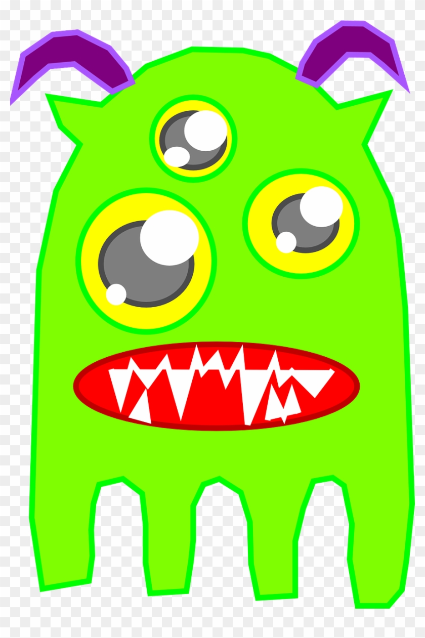 Monster Alien Ghost - Alien With 4 Legs Clipart - Png Download #1435231