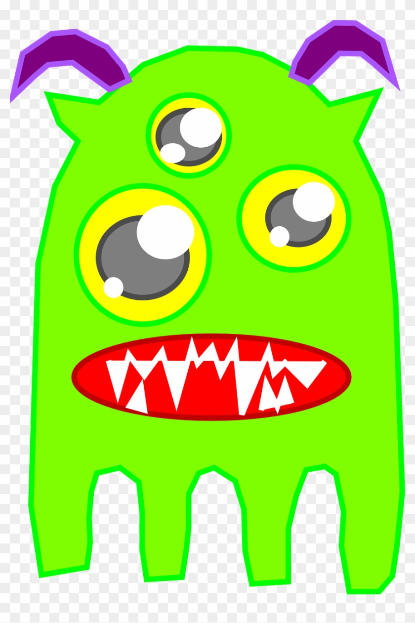 Monster Alien Ghost - Alien With 4 Legs Clipart - Png Download