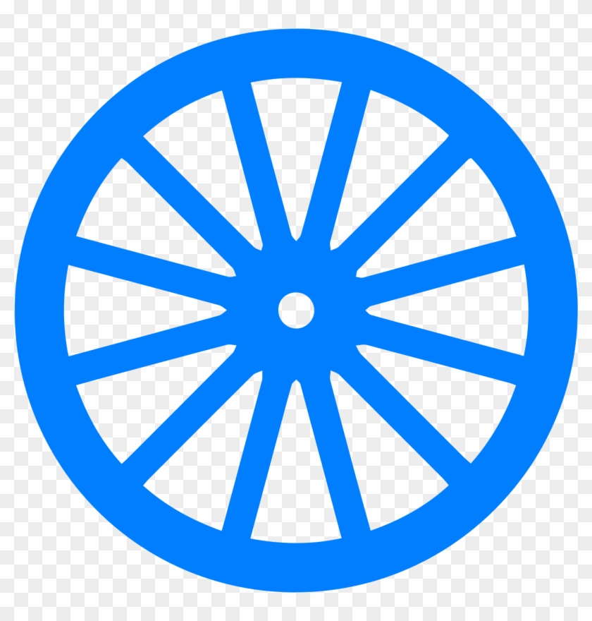 This Free Icons Png Design Of Blue Cart Wheel Clipart