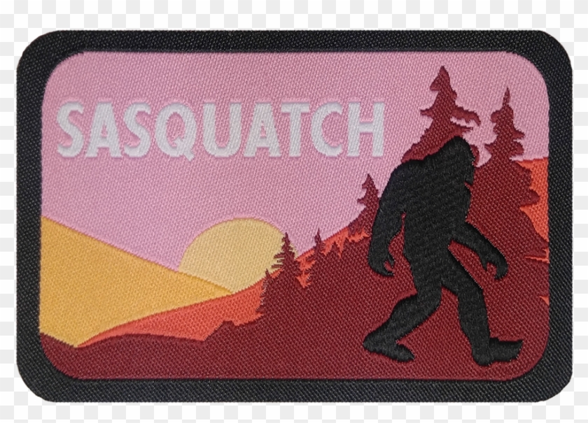 Bf Sasquatch Patch - Silhouette Clipart #1435629