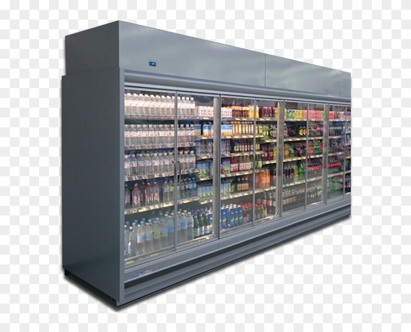 Refrigeration Glass Door Cases - Refrigeration Cases Clipart