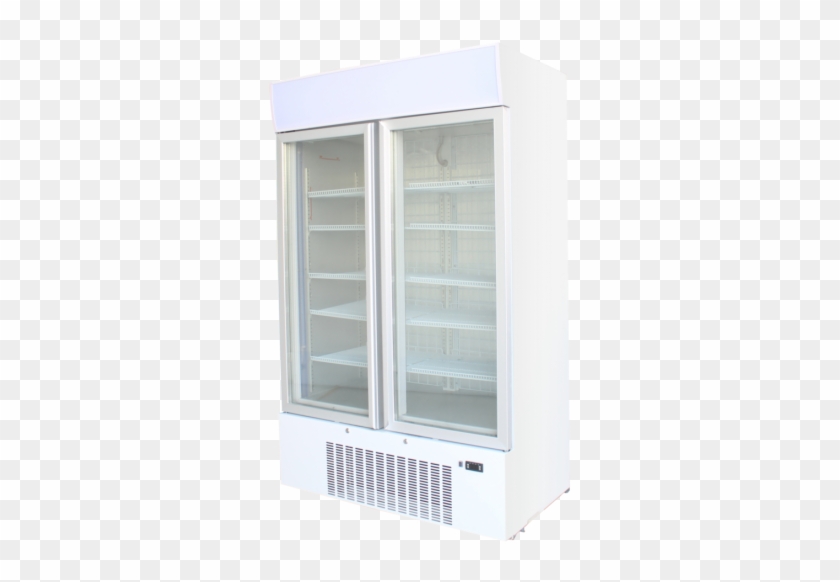 Kool F900 920l Double Glass Door Freezer - Window Clipart
