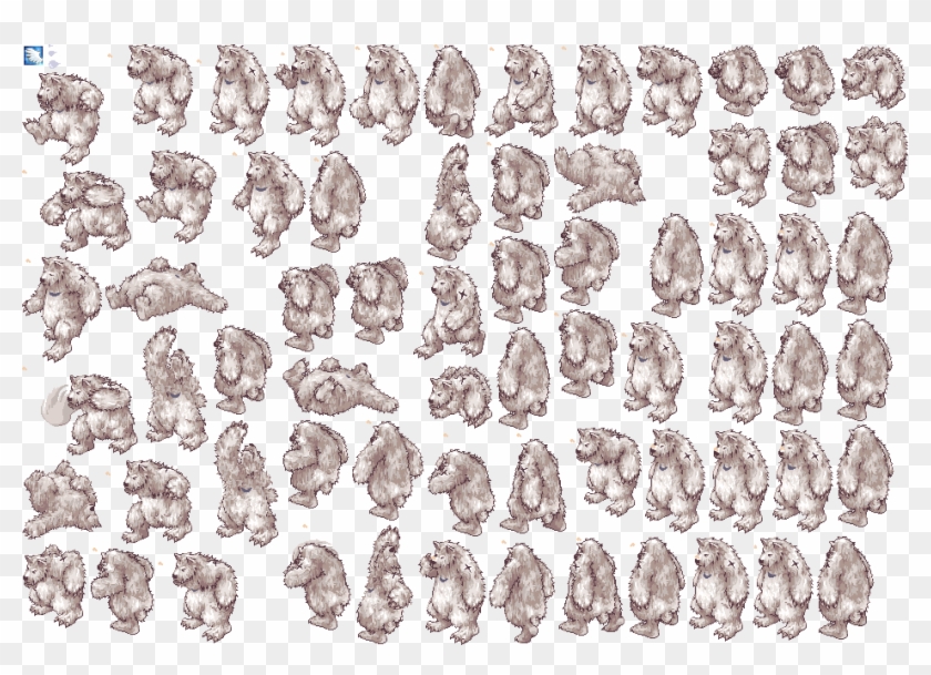 Sasquatch - Spritesheet - Sasquatch Ragnarok Clipart #1436283