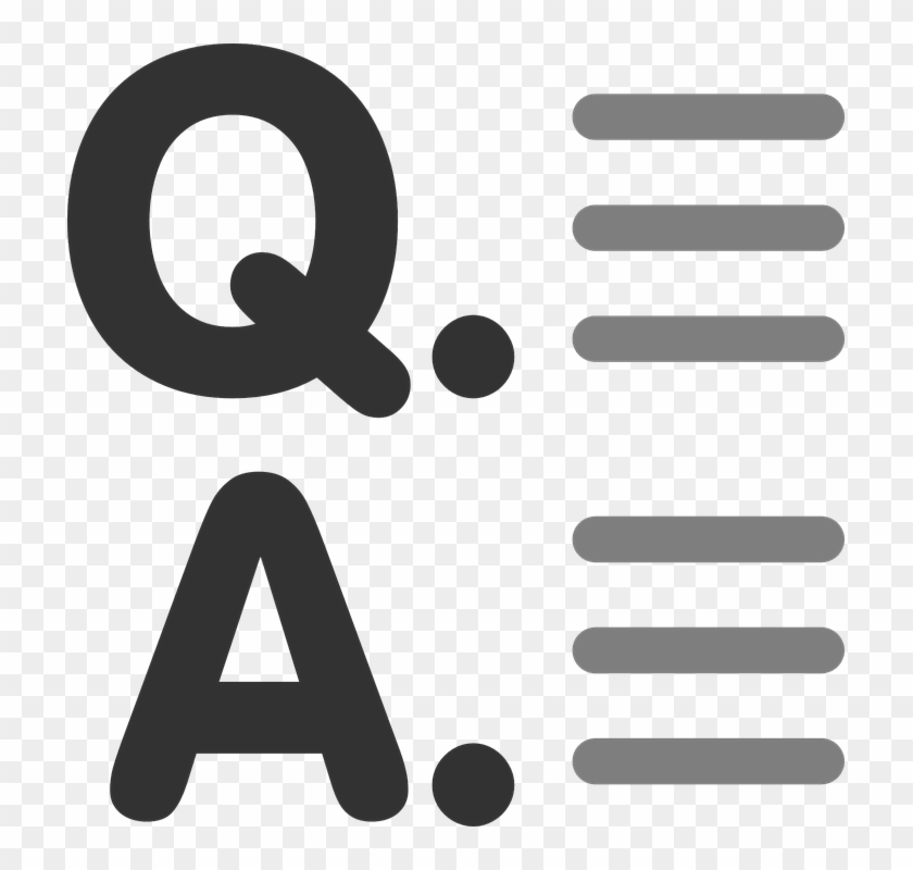 Forum Question Answer Quiz Icon Discussion Symbol - Test Questions Clip Art - Png Download