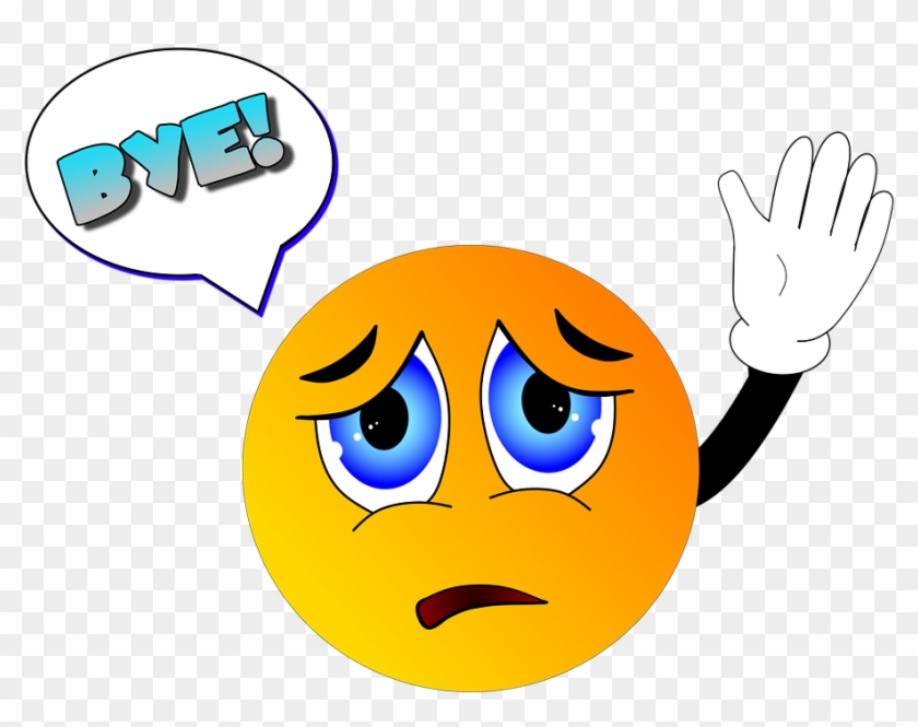 See You Again Bye Farewell Wave Go Away Separation - Smiley Clipart #1436689