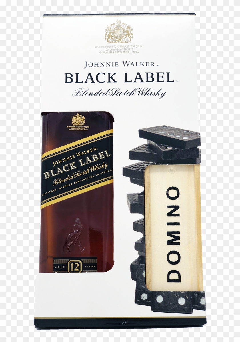 Johnnie Walker Black Label Scotch Whisky With Dominos - Johnnie Walker Black Label Clipart #1436900