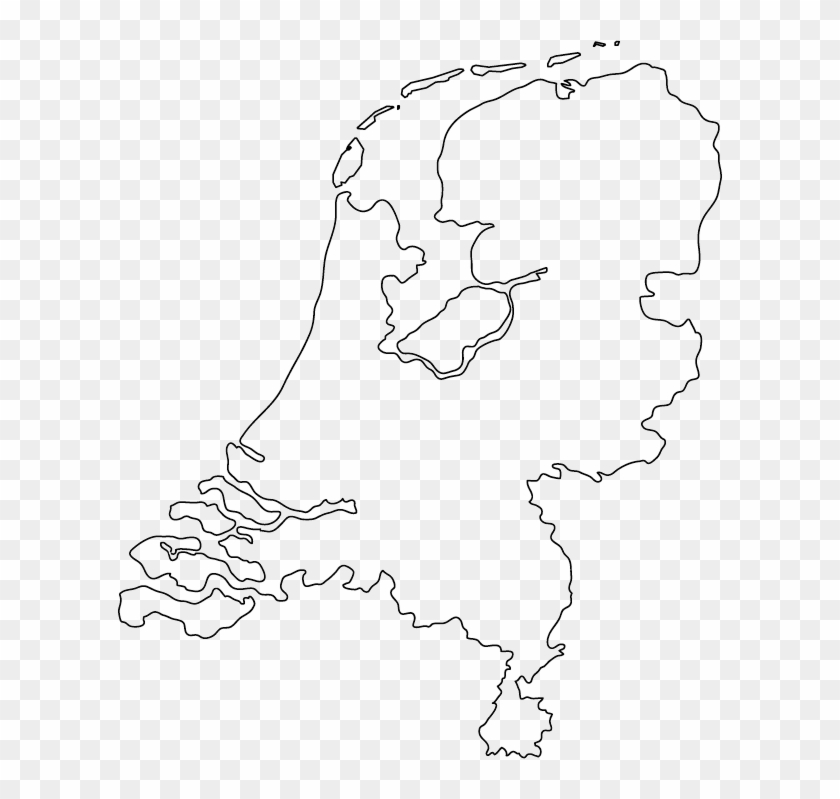 604 X 719 3 - Netherlands Map Outline Clipart #1437216