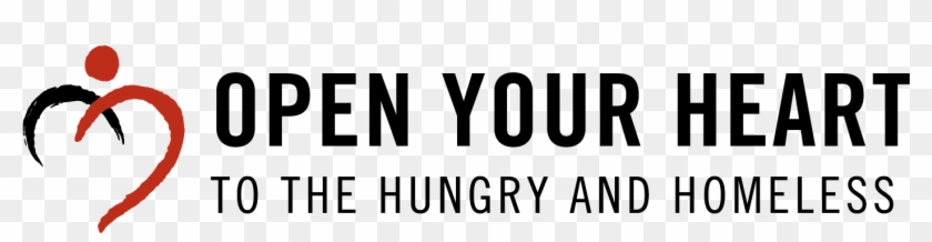 Feature Image For Open Your Heart To The Hungry And - Black-and-white Clipart #1437395