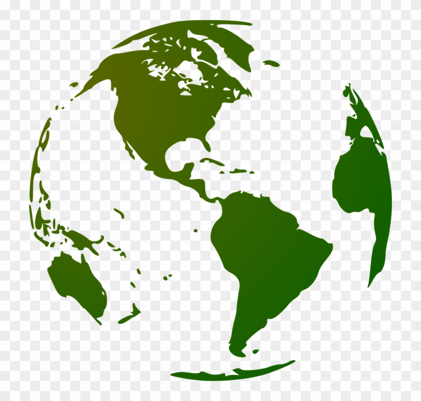 Globe Earth Continents Planet Blue Planet World - Globe Png Clipart