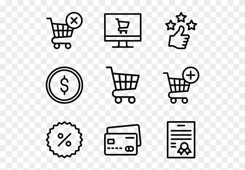 Shopping And Commerce - Design Icon Clipart #1437704