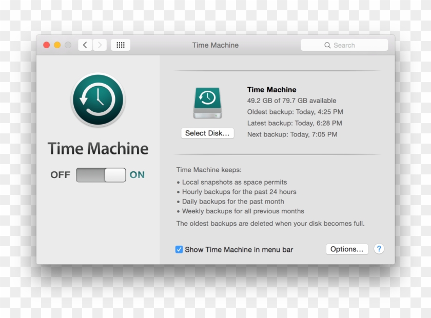 Mac 開機 進入 Time Machine Clipart