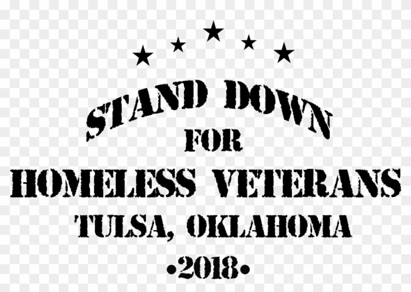 Tulsa Stand Down For Homeless Veterans - Calligraphy Clipart #1437788