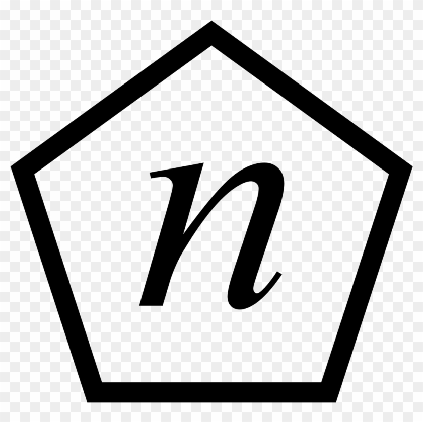 File - Pentagon-n - Svg - Pentagon N Clipart