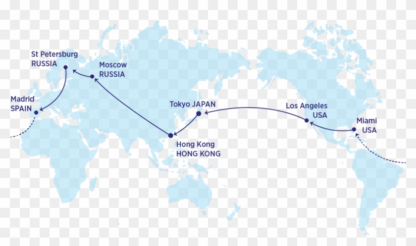 Three Continents Map - Atlas Clipart