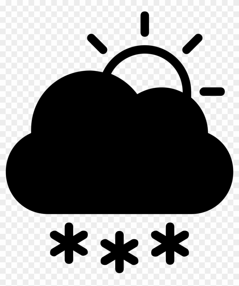 Snow Storm Day Symbol Of Winter Weather Comments - Simbolo De Tormenta De Nieve Clipart