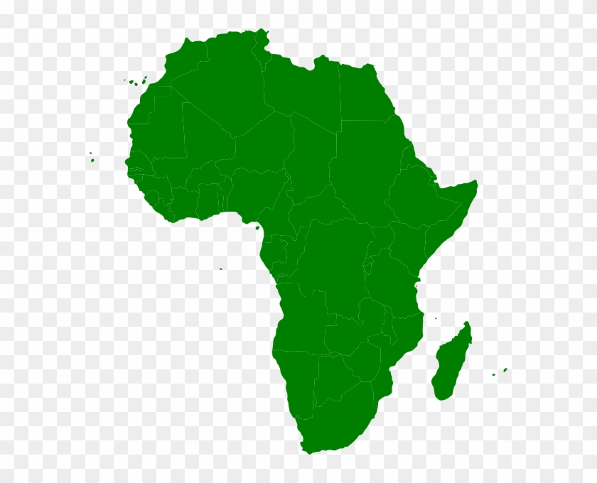Small - Transparent Background Africa Map Png Clipart #1437979