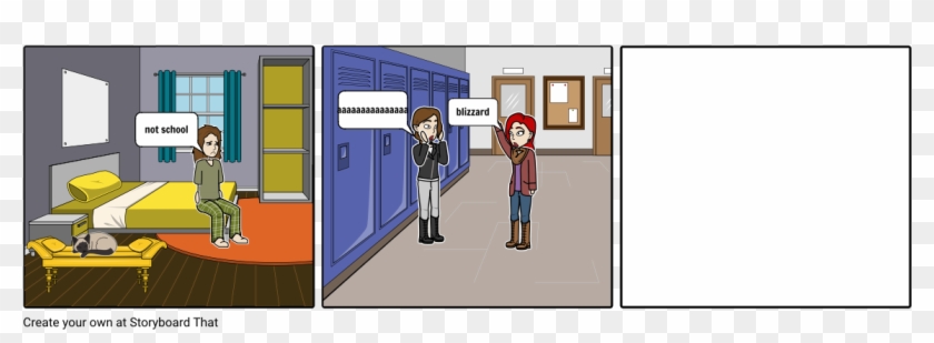 Snow Storm - Storyboard Apartment Clipart #1438014