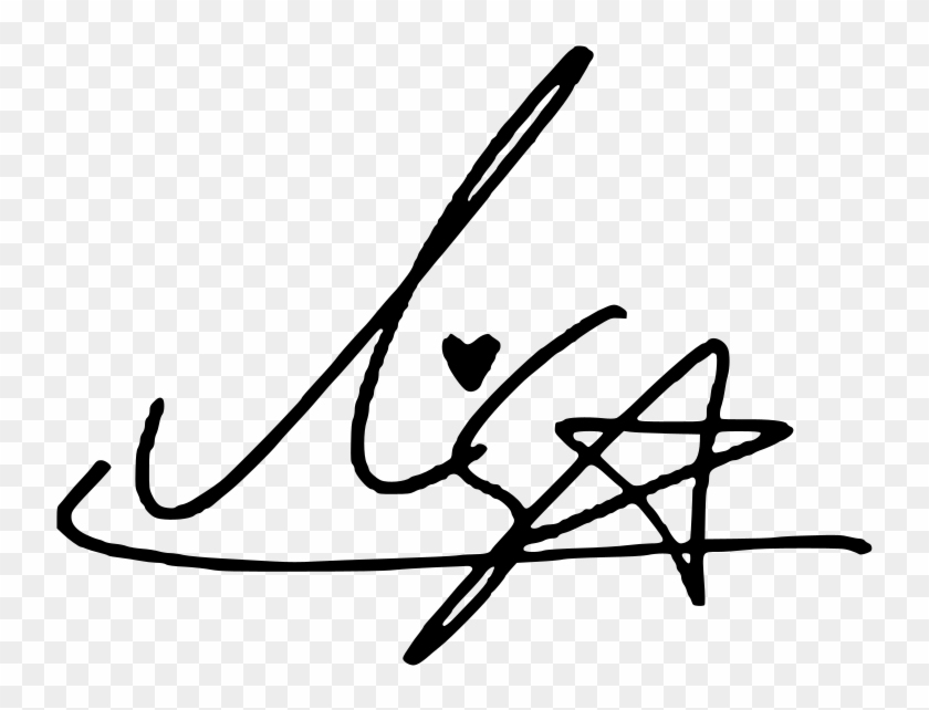 Signature Of Lisa - Lisa Blackpink Signature Clipart