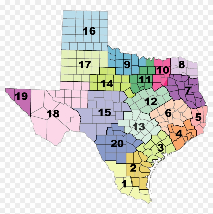Escmap - Texas Regions Tea Clipart