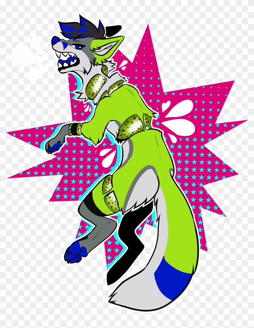 Kiwi Fox Fruit Gore - Kiwi Fox Clipart